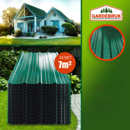 Tablă trapezoidală ARON, set 14 bucăți, 110×46 cm, verde