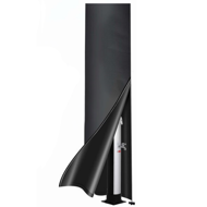 Husă pentru duș solar COVER, 220x70cm, negru