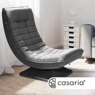 Șezlong ABERDEEN, 87x60x105cm, gri