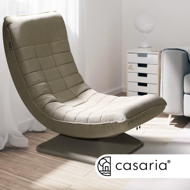 Șezlong ABERDEEN, 87x60x105cm, bej