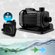 Filtrare cu nisip pentru piscina AQUA cu bile filtrante, 5 000 l/h, albastru