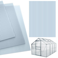 Policarbonat celular MARK 4mm, 60,5x121x0,4cm, 14 bucăți, transparent