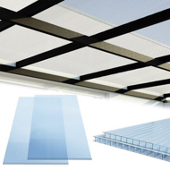 Policarbonat celular MARK 4mm, 60,5x121x0,4cm, 14 bucăți, transparent