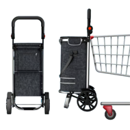 Geantă de cumpărături pe roți EASY, 50L, negru