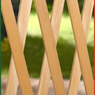Grilaj din lemn ROSEMARY pentru flori, 200x107cm, maro natural