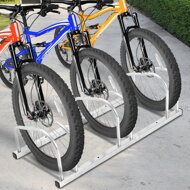 Suport pentru 3 biciclete BIKE, 84x32x27cm, argintiu