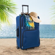Set de valize de călătorie TRAVEL, 5 piese, albastru închis