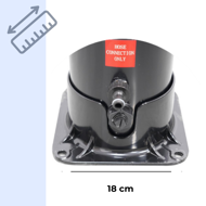 Duș solar KARIBIK, 35 l, negru