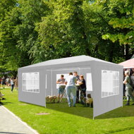 Cort de petrecere NEAPOL, 3x6m, alb
