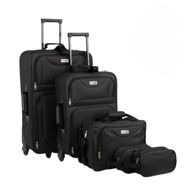 Set de valize de călătorie TRAVEL, 5 piese, negru
