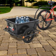 Remorcă pentru bicicletă TERY, 90L, 61x153x90cm, negru
