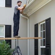 Capre telescopice de schelă DANNY, set 2 bucăți, max. 200 kg, 69x57x81-130cm, argintiu/albastru