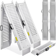 Rampe auto pentru urcare DRIVE, pliabile, set 2 bucăți, max. 400kg, 160cm, argintie