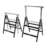 Capre telescopice de schelă DANNY, set 2 bucăți, max. 200 kg, 60 x 56 x 81-130cm, argintiu/negru
