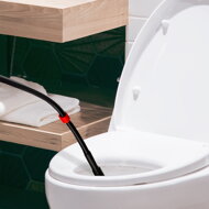 Set de curățare țevi Premium, 30 m, negru