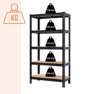 Raft cu capacitate mare HEAVY, max. 875kg, 90x40x180cm, negru