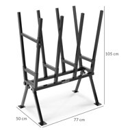 Capră de tăiat lemne AXEL, 80x54x103cm, negru