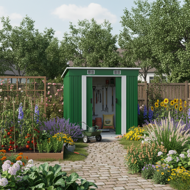 Depozit de unelte pentru grădină L, 196x122x182cm, verde