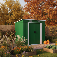 Depozit de unelte pentru grădină L, 196x122x182cm, verde