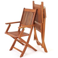 Set de mobilier SYDNEY, 5 piese, lemn natural