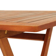 Set de mobilier SYDNEY, 5 piese, lemn natural