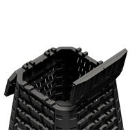 Compostor EVOGREEN VARIO, 750 l, negru
