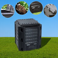 Compostor de grădină - Compogreen 380 l, negru