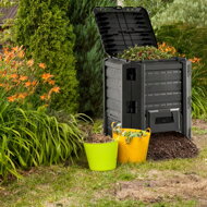 Compostor de grădină - Compogreen 380 l, negru