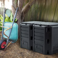Compostor de grădină - Compogreen 800 l, negru