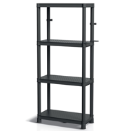 Raft pentru atelier STACKARO SOLID SMALL, 58x28x131,5cm, negru