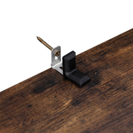 Raft/etajeră pentru cărți PRESTON, 70x24x190,5cm, maro