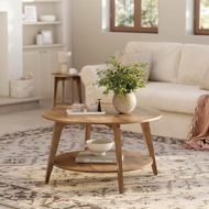 Măsuță de cafea NORDIC, 80×45cm, maro