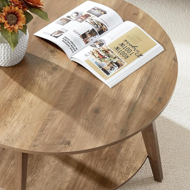 Măsuță de cafea NORDIC, 80×45cm, maro