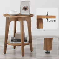 Măsuță de cafea NORDIC, 40×50cm, maro