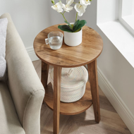 Măsuță de cafea NORDIC, 40×50cm, maro