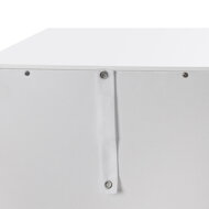 Cabinet de baie cu 4 sertare, 30 x 30 x 82 cm, alb