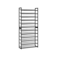 Raft stivuibil pentru încălțăminte IDA, 12 polițe, 92,5x31x223cm, negru