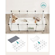 Țarc pentru animale mici din plastic transparent BEN, transparent