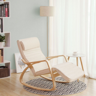 Scaun balansoar SWING, capacitate max. 150kg, 67x115x91cm, bej