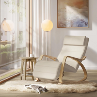Scaun balansoar SWING, capacitate max. 150kg, 67x115x91cm, bej