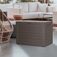 Cutie de depozitare WOODEBOX, 190L, 78x44x55cm, maro închis