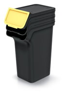 Coș pentru separarea deșeurilor KEDEN, 3x25 l, negru