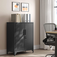 Dulap metalic multifuncțional RAVEN, 40x80x90 cm, negru