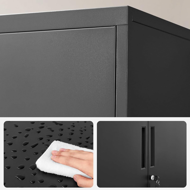 Dulap metalic multifuncțional RAVEN, 40x80x90 cm, negru