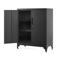 Dulap metalic multifuncțional RAVEN, 40x80x90 cm, negru