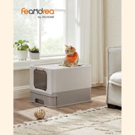 Toaletă pliabilă pentru pisici cu sertar extensibil