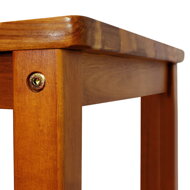 Scaune de bar OSLO cu spătare, 2 buc., 40,5x36x110cm, maro natural  