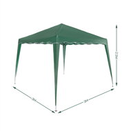 Cort de petrecere / pavilion CAPRI protecție UV 50+ 3x3 m verde
