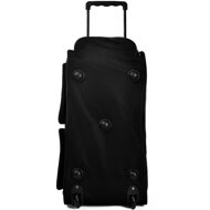 Marele sac de călătorie cu funcție de troler de 85 de litri, culoare neagră - cu lacăt cu cheie