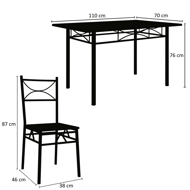 Set de masă de sufragerie, set de masă